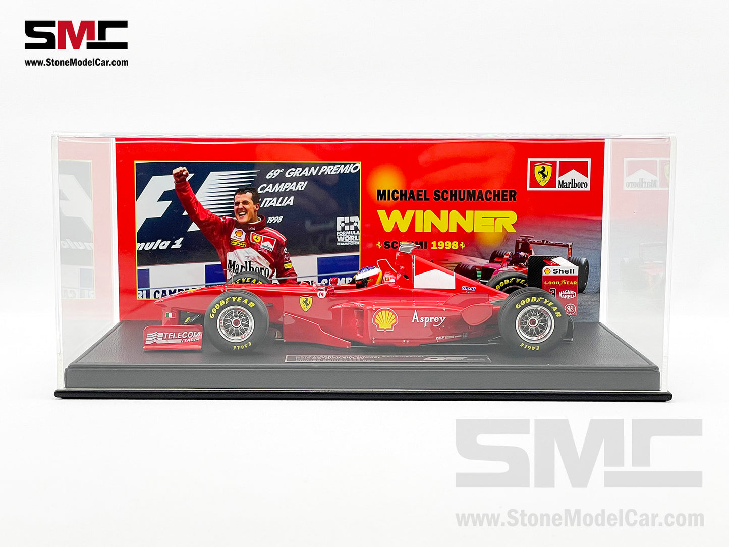 Ferrari F1 F300 #3 Michael Schumacher Italy Monza Winner 1998 1:18 GP REPLICAS with Driver + Decal