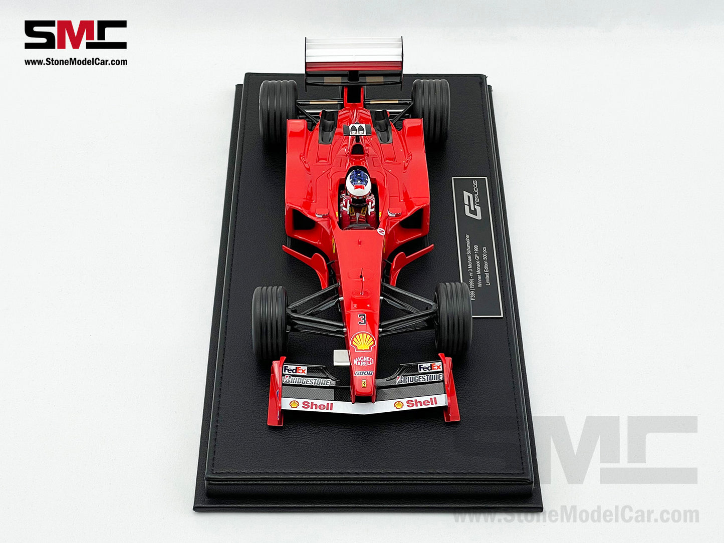 Ferrari F1 F399 #3 Michael Schumacher Monaco GP Winner 1999 1:18 GP REPLICAS with Driver + Decal