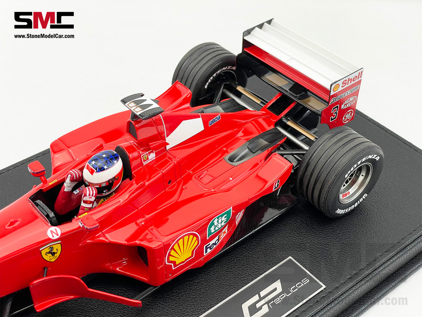 Ferrari F1 F399 #3 Michael Schumacher Monaco GP Winner 1999 1:18 GP REPLICAS with Driver + Decal
