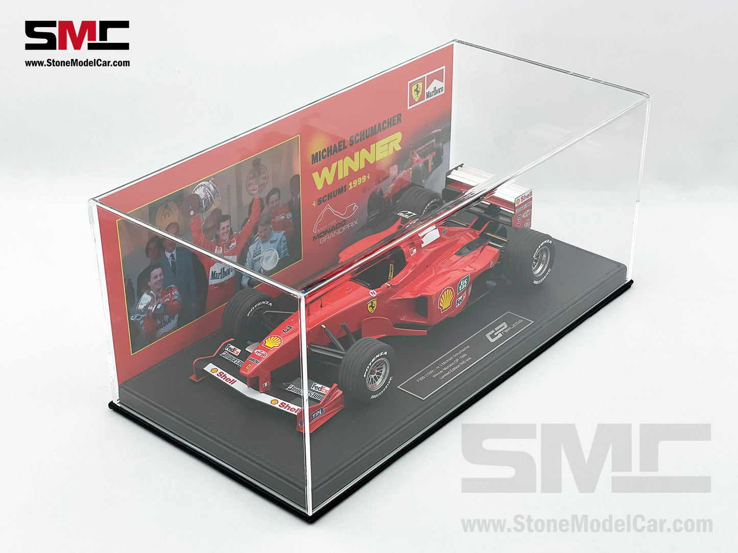 Ferrari F1 F399 #3 Michael Schumacher Monaco GP Winner 1999 1:18 GP REPLICAS + Decal
