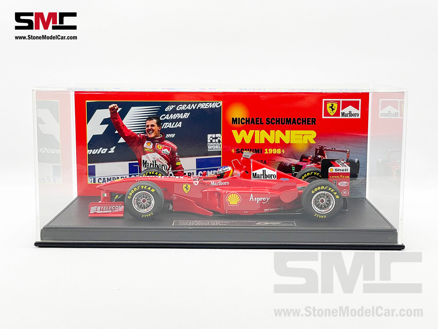 Ferrari F1 F300 #3 Michael Schumacher Italy Monza Winner 1998 1:18 GP REPLICAS with Driver and Decal