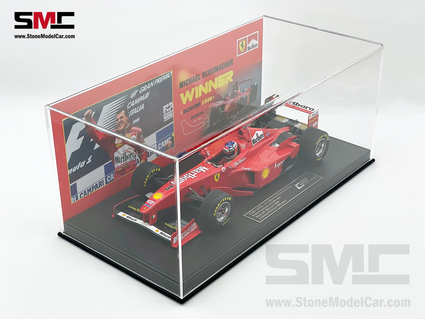 Ferrari F1 F300 #3 Michael Schumacher Italy Monza Winner 1998 1:18 GP REPLICAS with Driver and Decal