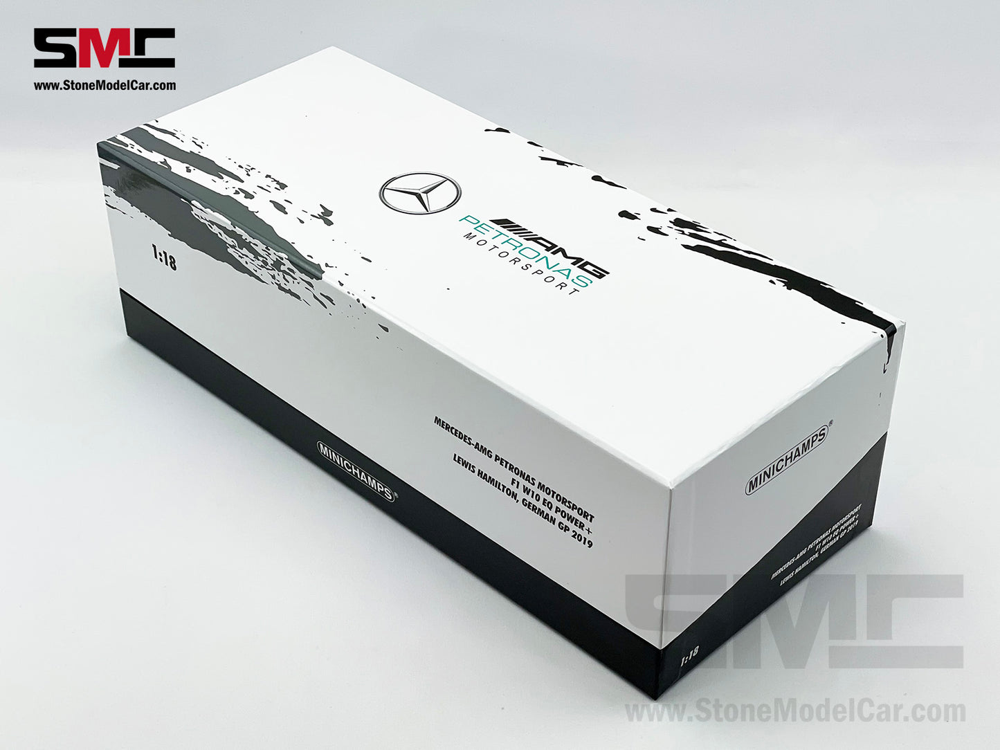2019 World Champion Mercedes AMG F1 W10 #44 Lewis Hamilton German GP 1:18 Gift Box MINICHAMPS