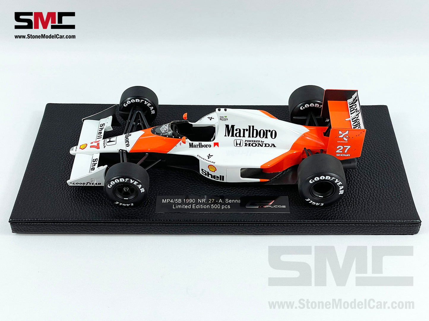 Mclaren MP4/5B #27 Ayrton Senna 1990 F1 World Champion 1:18 GP REPLICAS with Decal