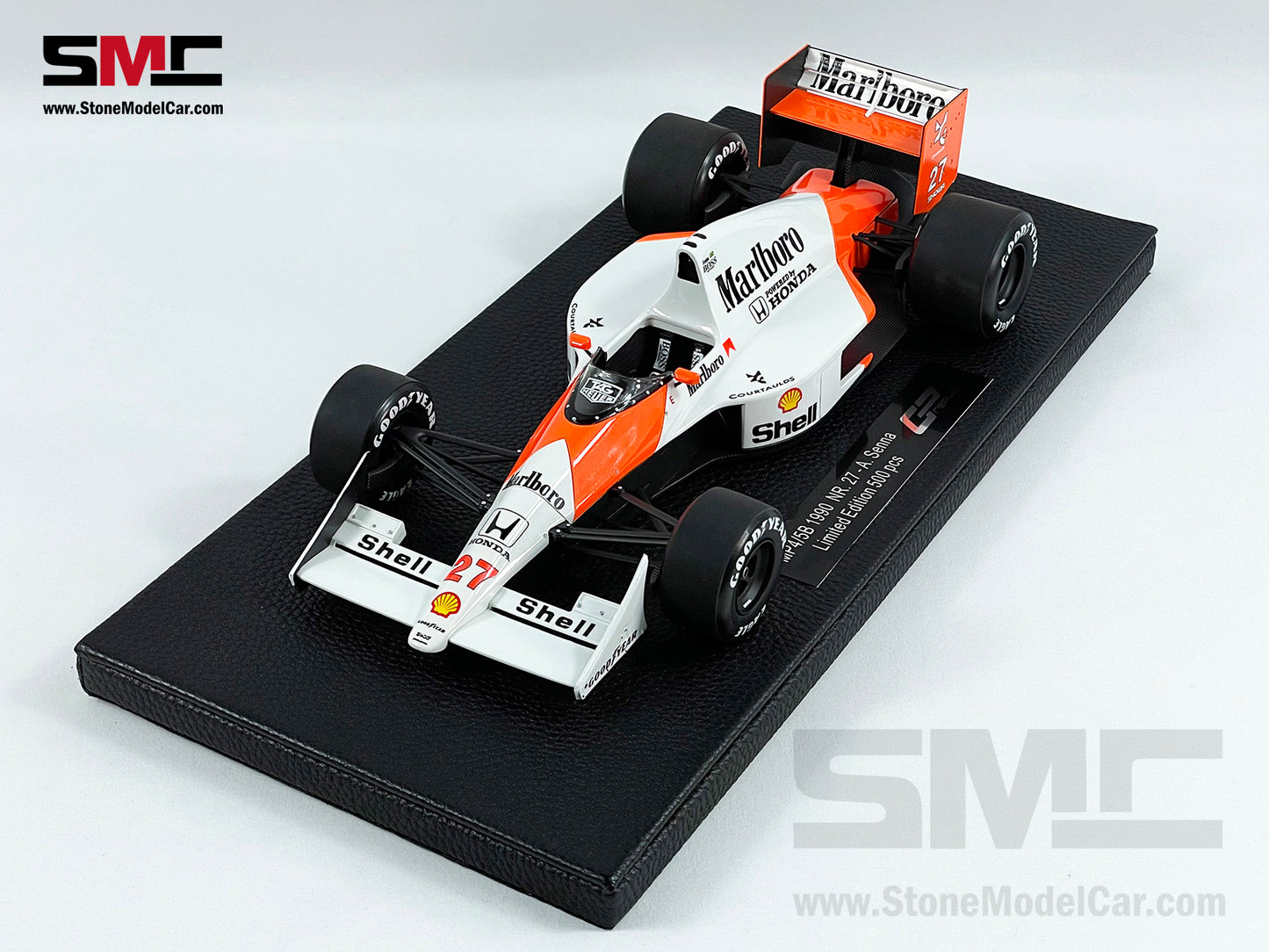 Mclaren MP4/5B #27 Ayrton Senna 1990 F1 World Champion 1:18 GP REPLICAS with Decal
