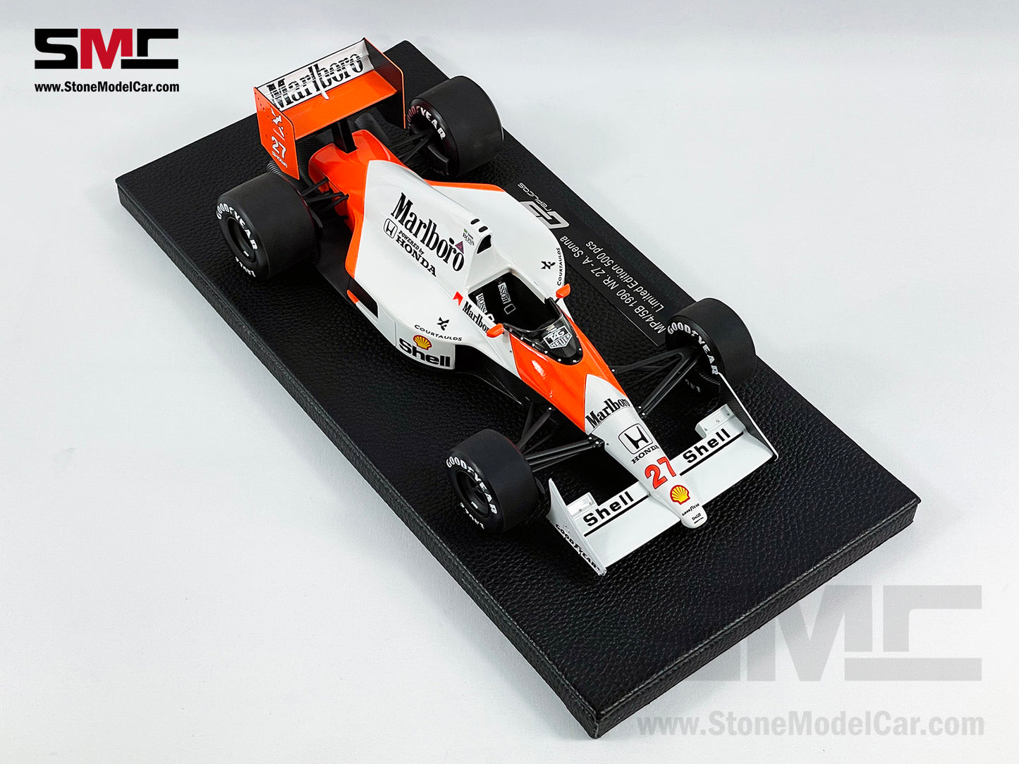 Mclaren MP4/5B #27 Ayrton Senna 1990 F1 World Champion 1:18 GP REPLICAS with Decal