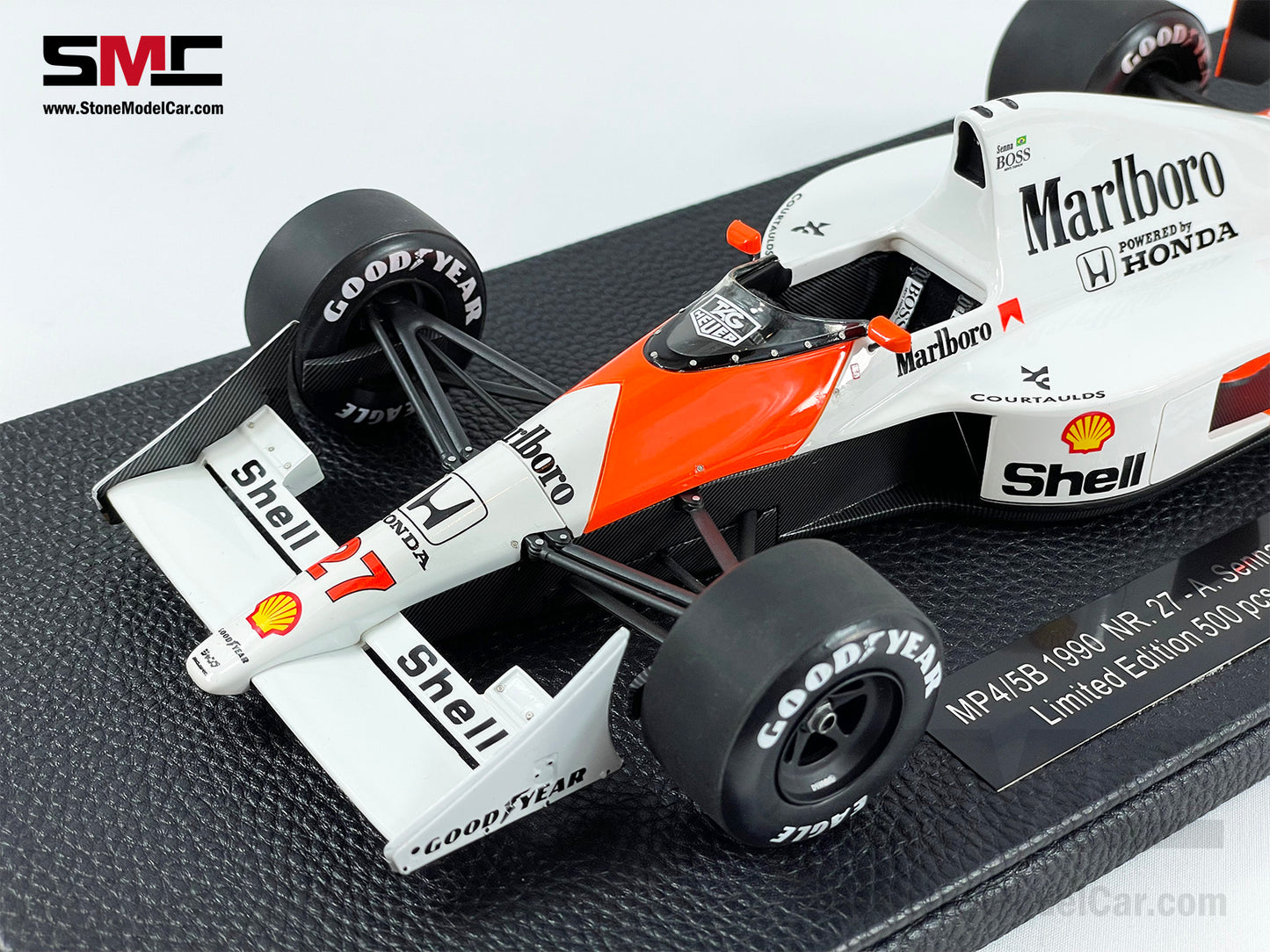 Mclaren MP4/5B #27 Ayrton Senna 1990 F1 World Champion 1:18 GP REPLICAS with Decal