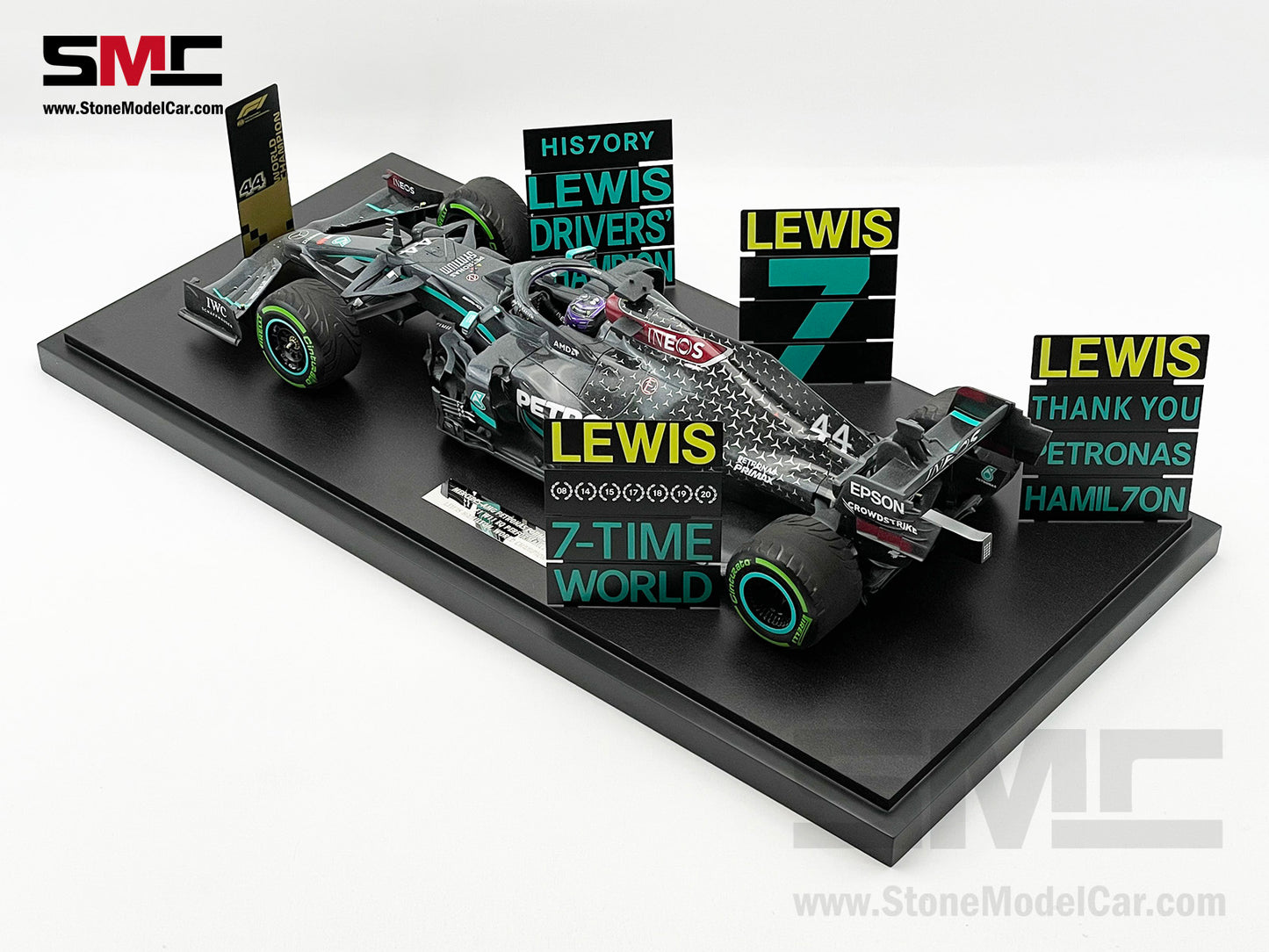2020 7x World Champion Mercedes F1 W11 #44 Lewis Hamilton Turkey GP 1:12 MINICHAMPS