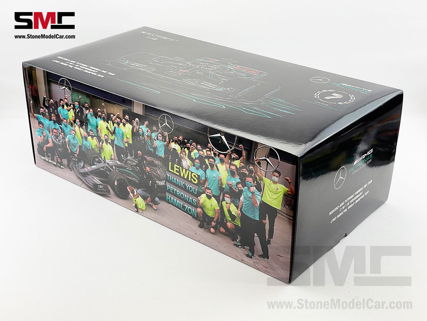 2020 7x World Champion Mercedes F1 W11 #44 Lewis Hamilton Turkey GP 1:12 MINICHAMPS