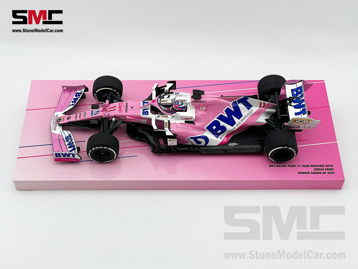 BWT Racing Point F1 RP20 #11 Sergio Perez Sakhir 2020 1st Career Win 1:18 MINICHAMPS