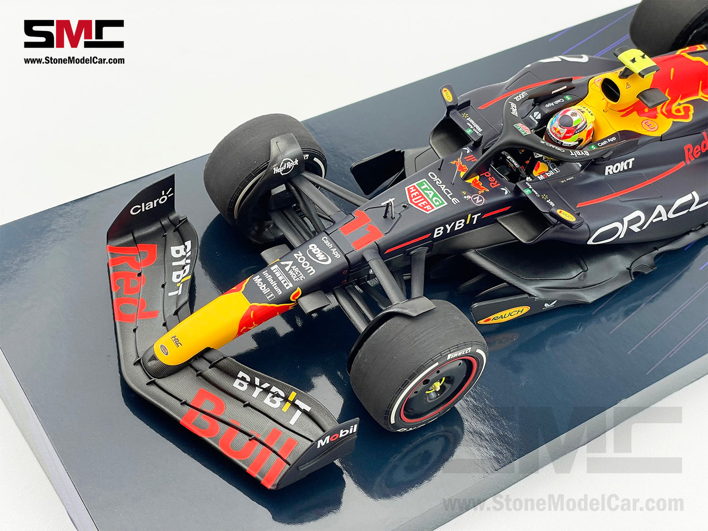 Red Bull F1 RB19 #11 Sergio Perez Saudi Arabian GP Winner 2023 1:18 MINICHAMPS Gift Box