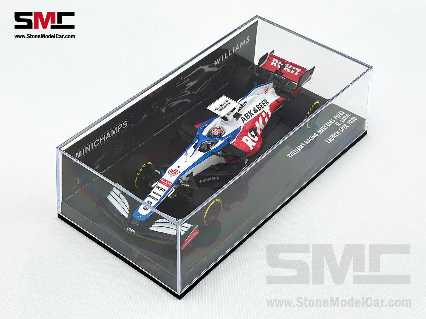 Williams F1 FW43 #6 Nicholas Latifi Launch Spec 2020 1:43 MINICHAMPS 417200006