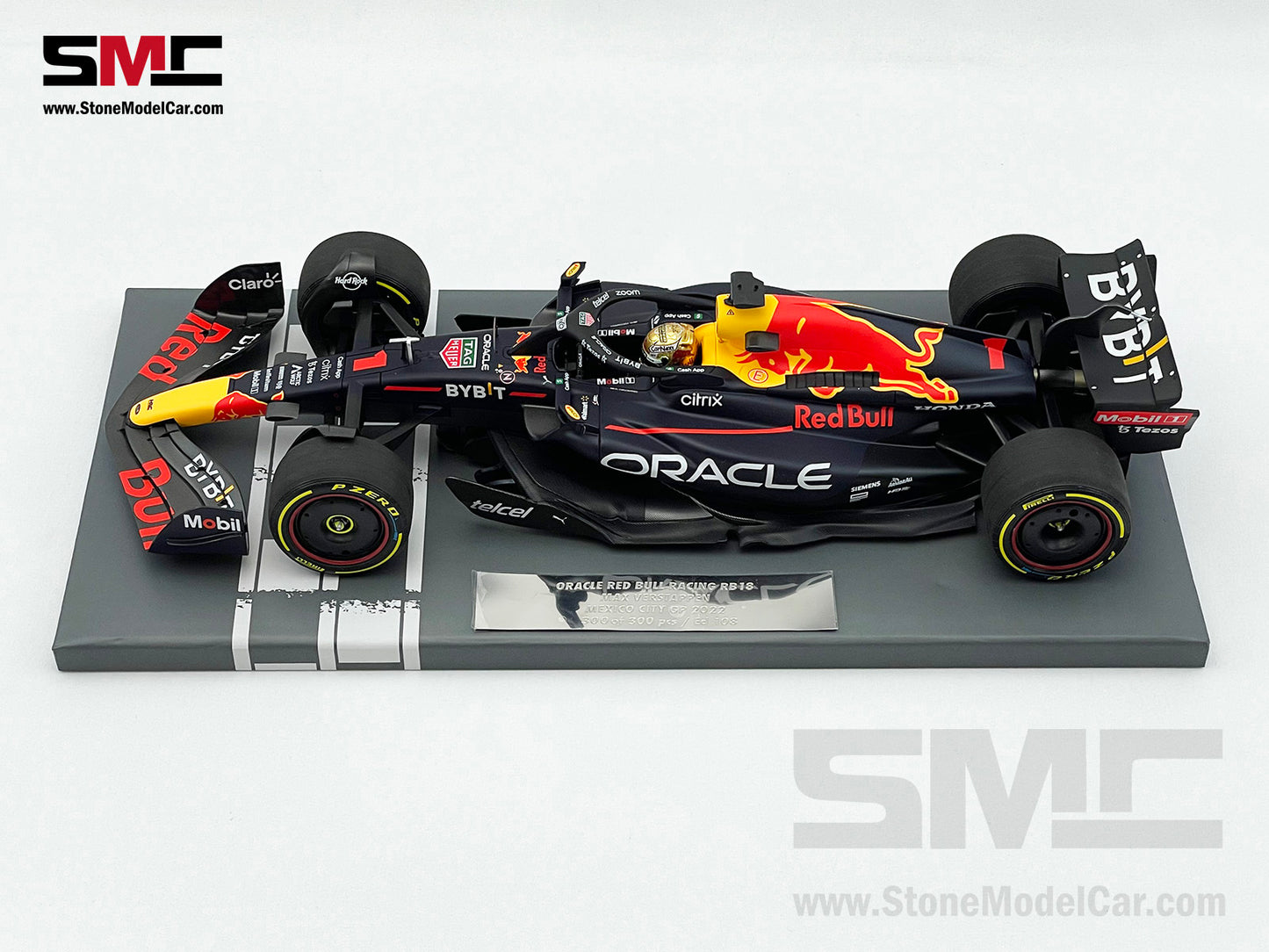 2022 F1 World Champion #1 Max Verstappen Red Bull RB18 Mexico GP 1:18 MINICHAMPS