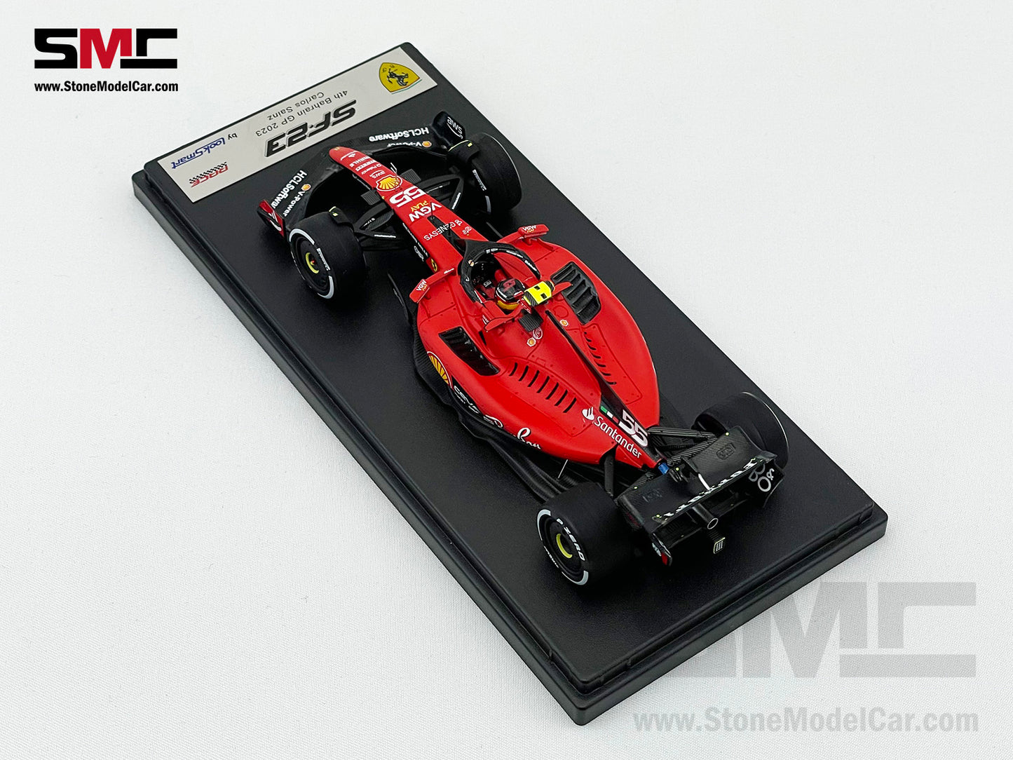 Ferrari F1 SF-23 #55 Carlos Sainz 4th Bahrain GP 2023 LookSmart 1:43 LSF1052