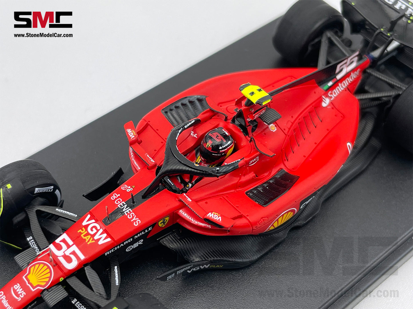 Ferrari F1 SF-23 #55 Carlos Sainz 4th Bahrain GP 2023 LookSmart 1:43 LSF1052