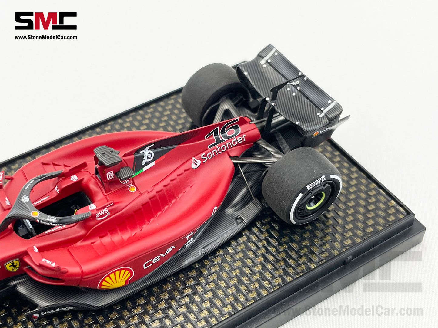 2022 F1 Ferrari F1-75 #16 Charles Leclerc Australia GP Career 1st Grand Slam BBR 1:43