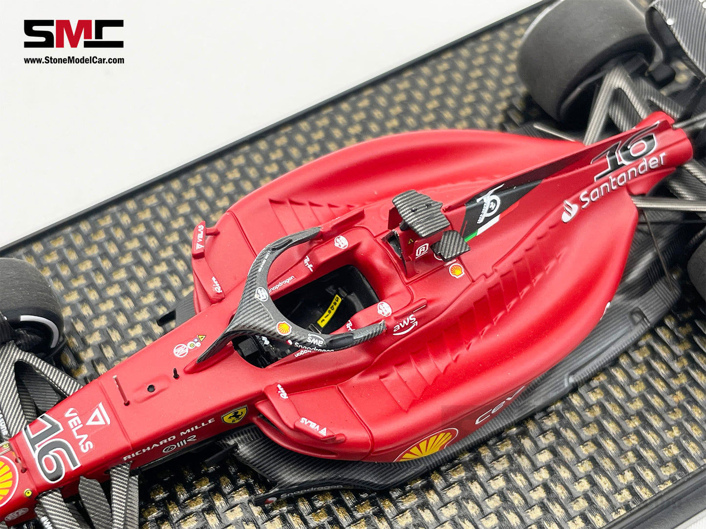 2022 F1 Ferrari F1-75 #16 Charles Leclerc Australia GP Career 1st Grand Slam BBR 1:43