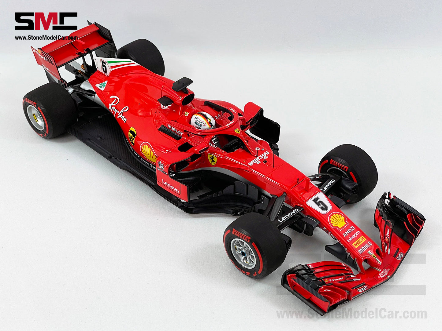 Ferrari F1 SF71H #5 Sebastian Vettel Canada 2018 50th Win 1:18 BBR BBR181805CAN