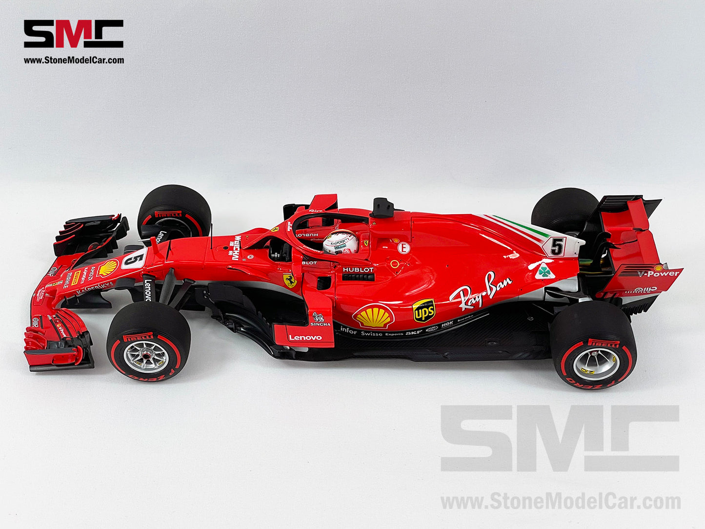 Ferrari F1 SF71H #5 Sebastian Vettel Canada 2018 50th Win 1:18 BBR BBR181805CAN