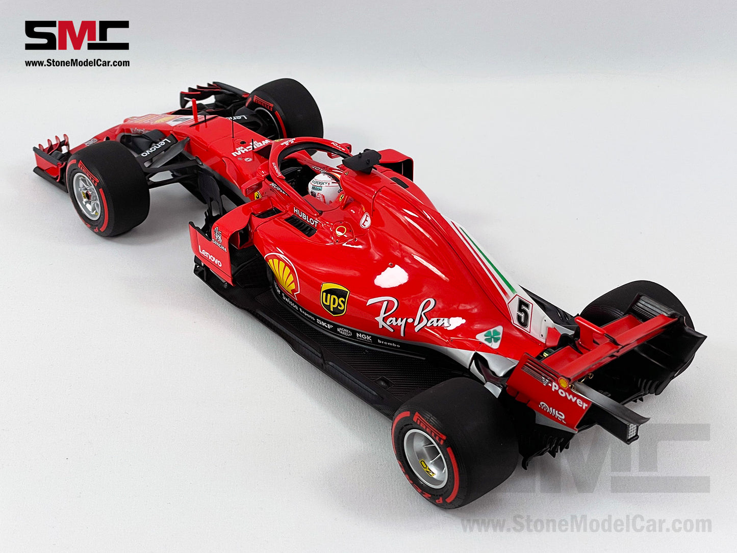 Ferrari F1 SF71H #5 Sebastian Vettel Canada 2018 50th Win 1:18 BBR BBR181805CAN