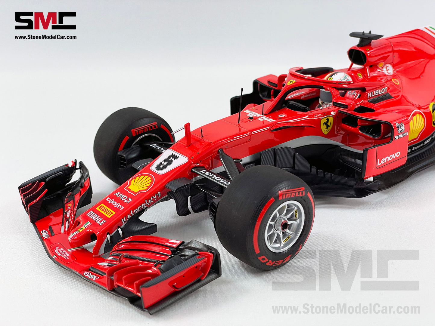 Ferrari F1 SF71H #5 Sebastian Vettel Canada 2018 50th Win 1:18 BBR BBR181805CAN