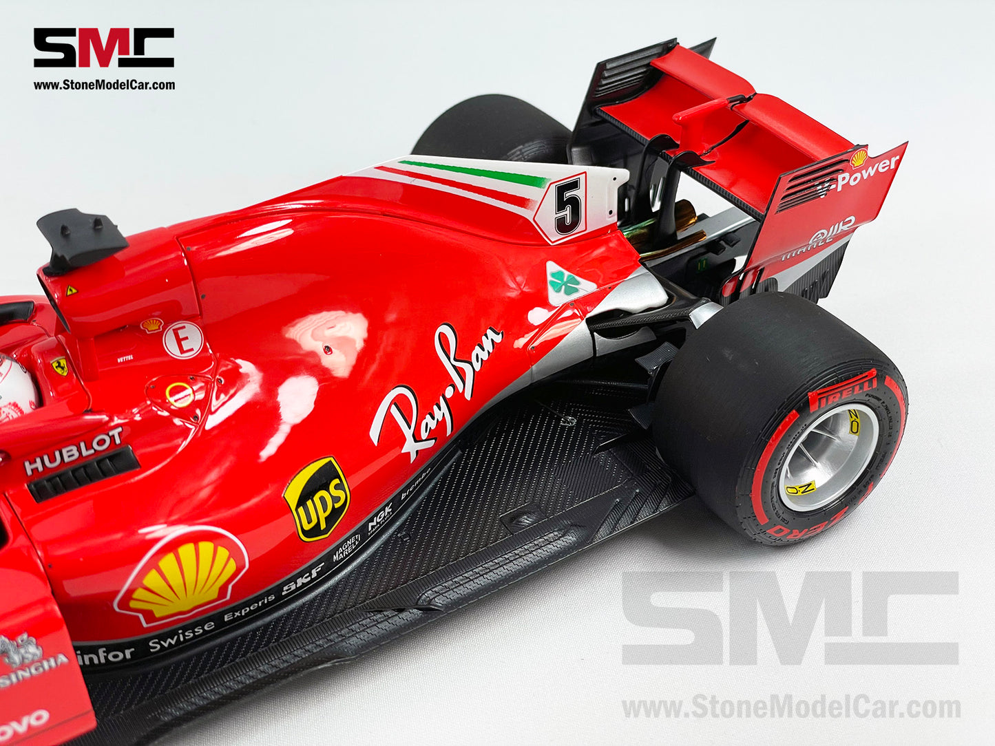 Ferrari F1 SF71H #5 Sebastian Vettel Canada 2018 50th Win 1:18 BBR BBR181805CAN