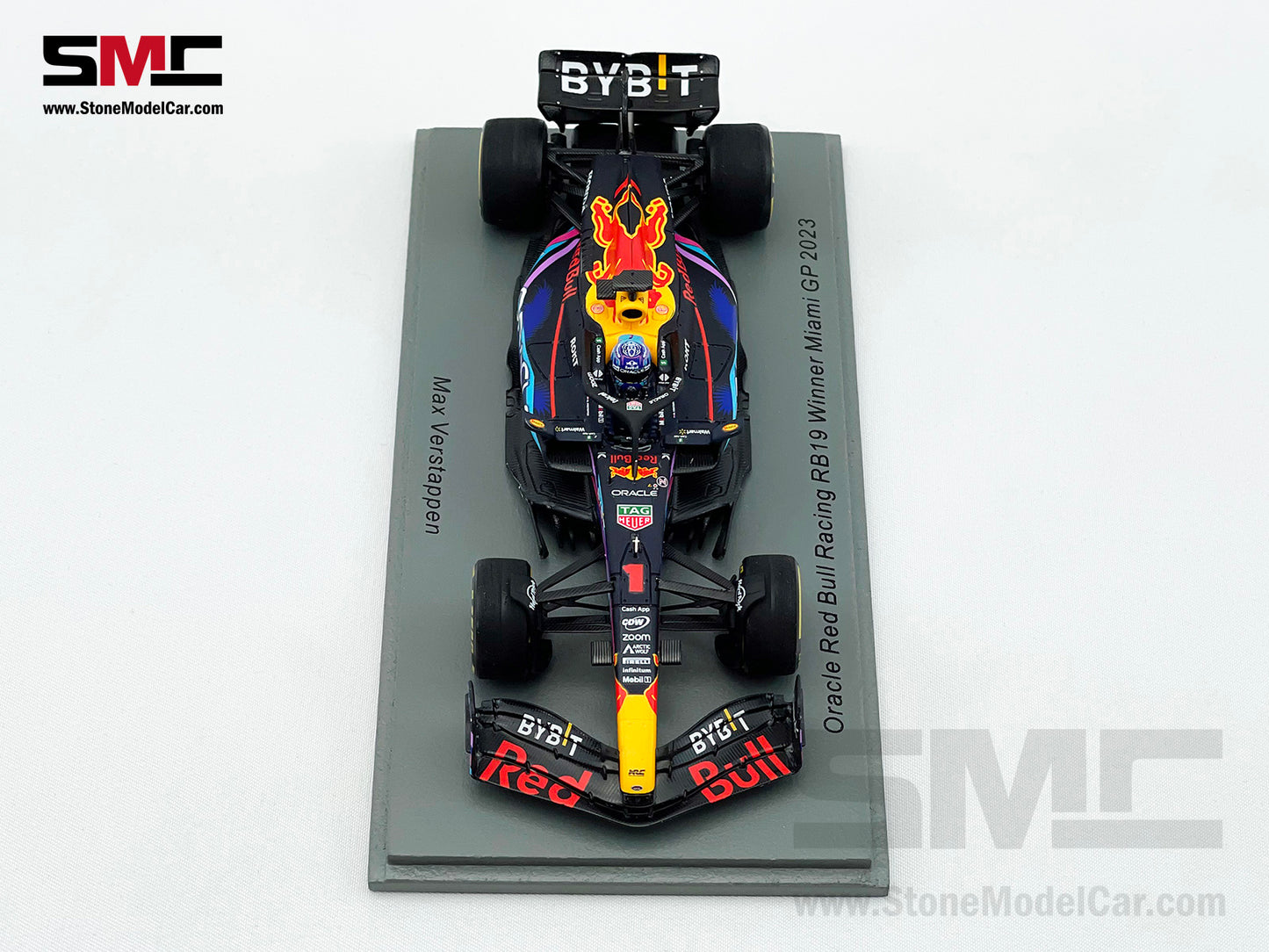 Red Bull F1 RB19 #1 Max Verstappen Winner US Miami GP 2023 World Champion Spark 1:43 S8580