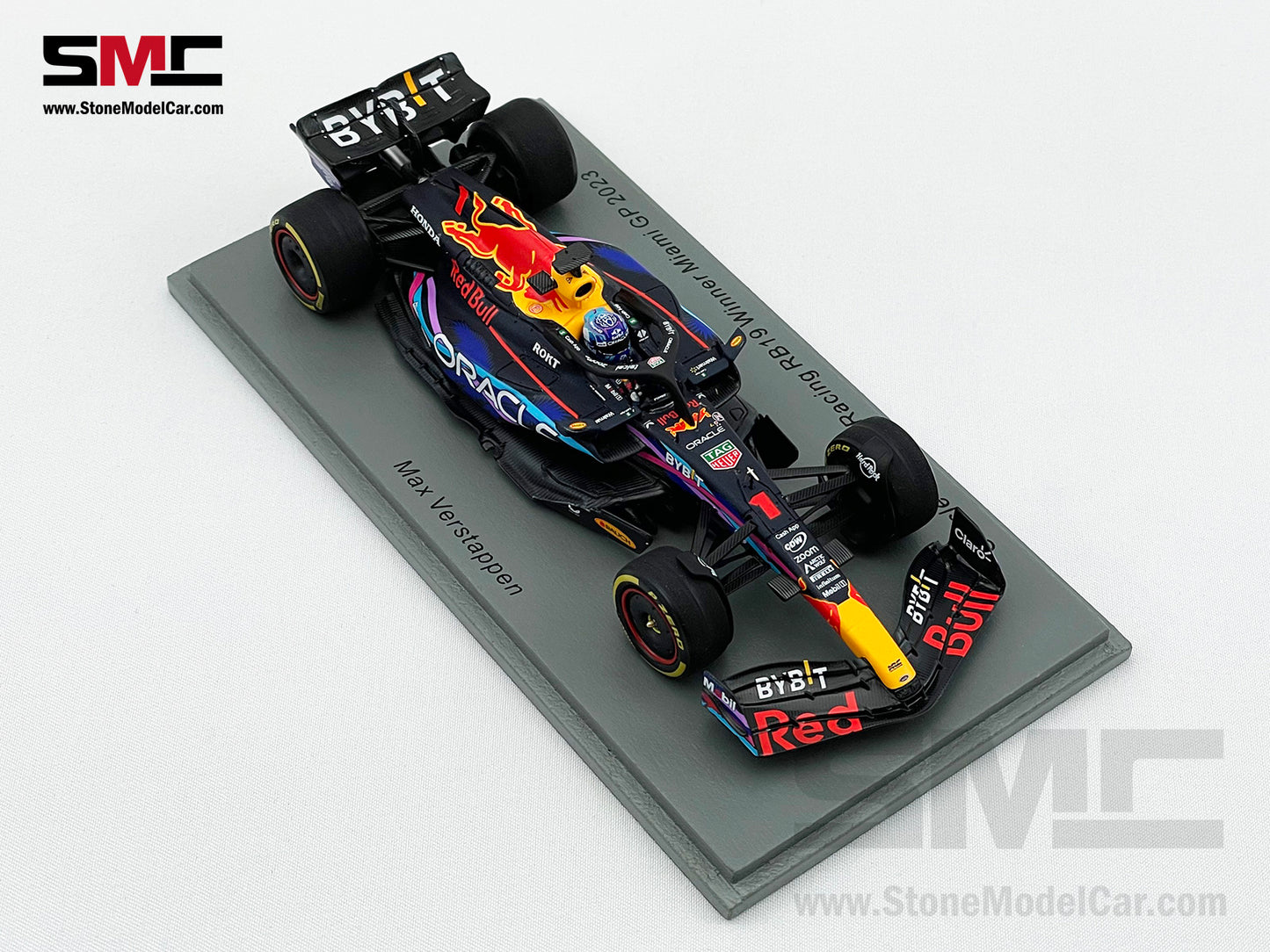 Red Bull F1 RB19 #1 Max Verstappen Winner US Miami GP 2023 World Champion Spark 1:43 S8580