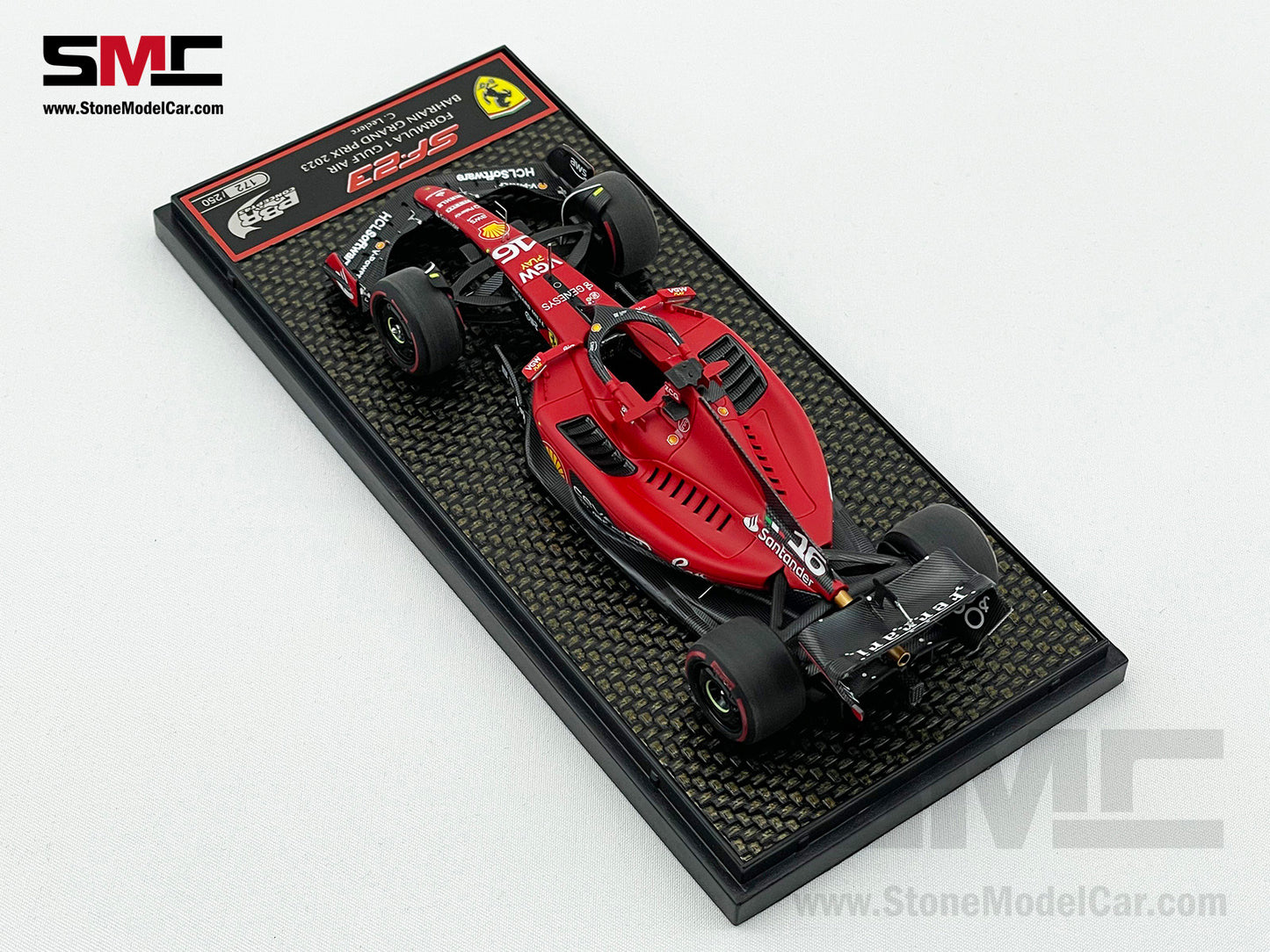 Ferrari F1 SF-23 #16 Charles Leclerc Bahrain GP 2023 BBR 1:43 BBRC281A
