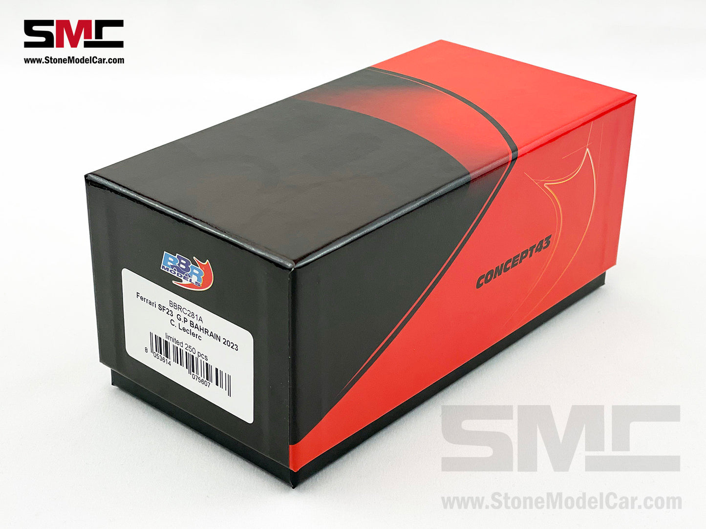 Ferrari F1 SF-23 #16 Charles Leclerc Bahrain GP 2023 BBR 1:43 BBRC281A