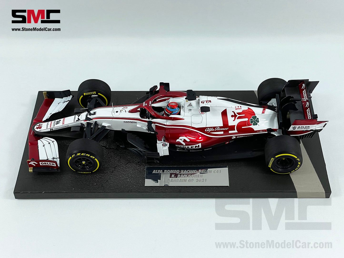 Alfa Romeo F1 C41 #7 Kimi Raikkonen Bahrain 2021 Last Career 1:18 MINICHAMPS