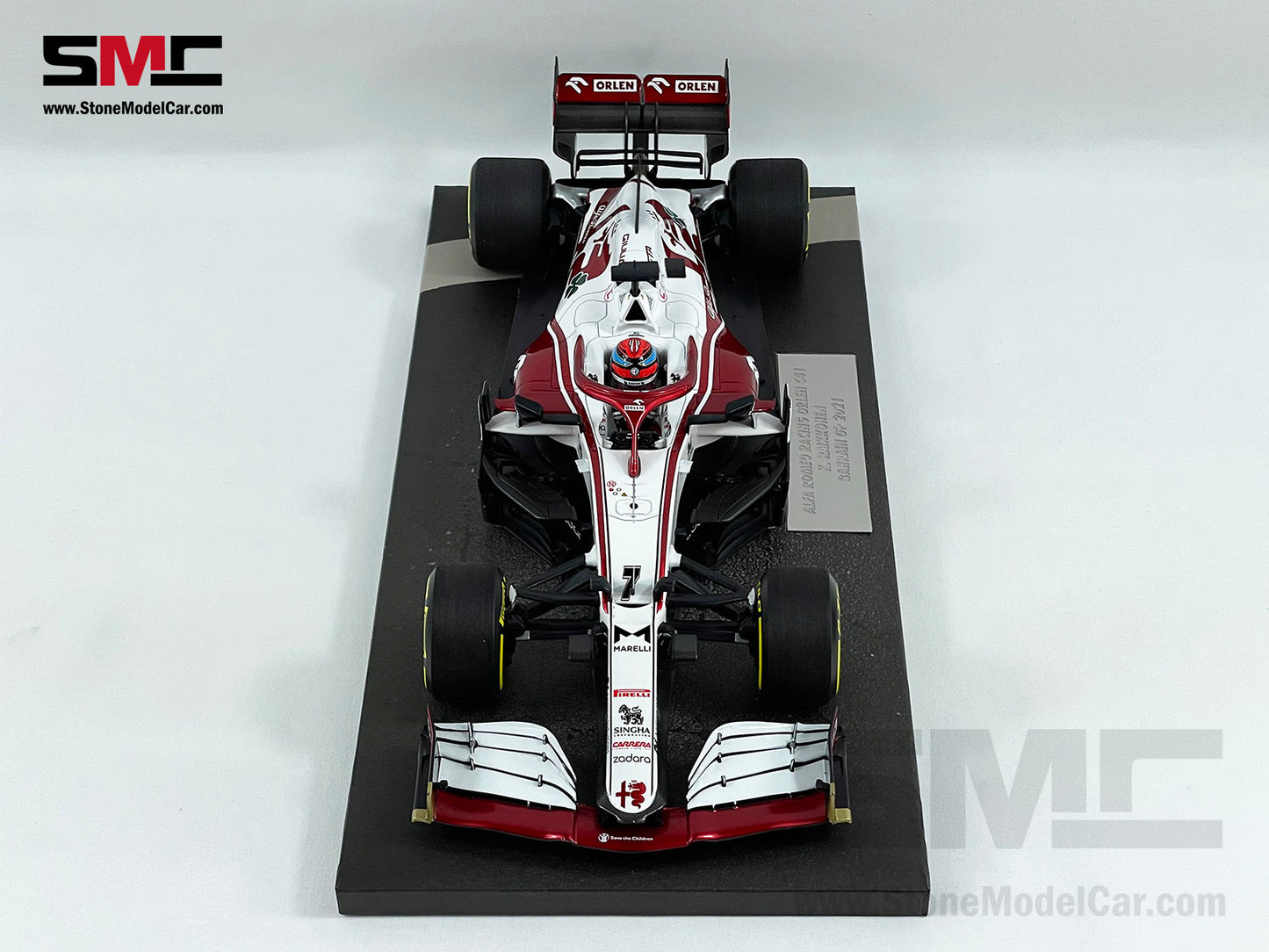 Alfa Romeo F1 C41 #7 Kimi Raikkonen Bahrain 2021 Last Career 1:18 MINICHAMPS