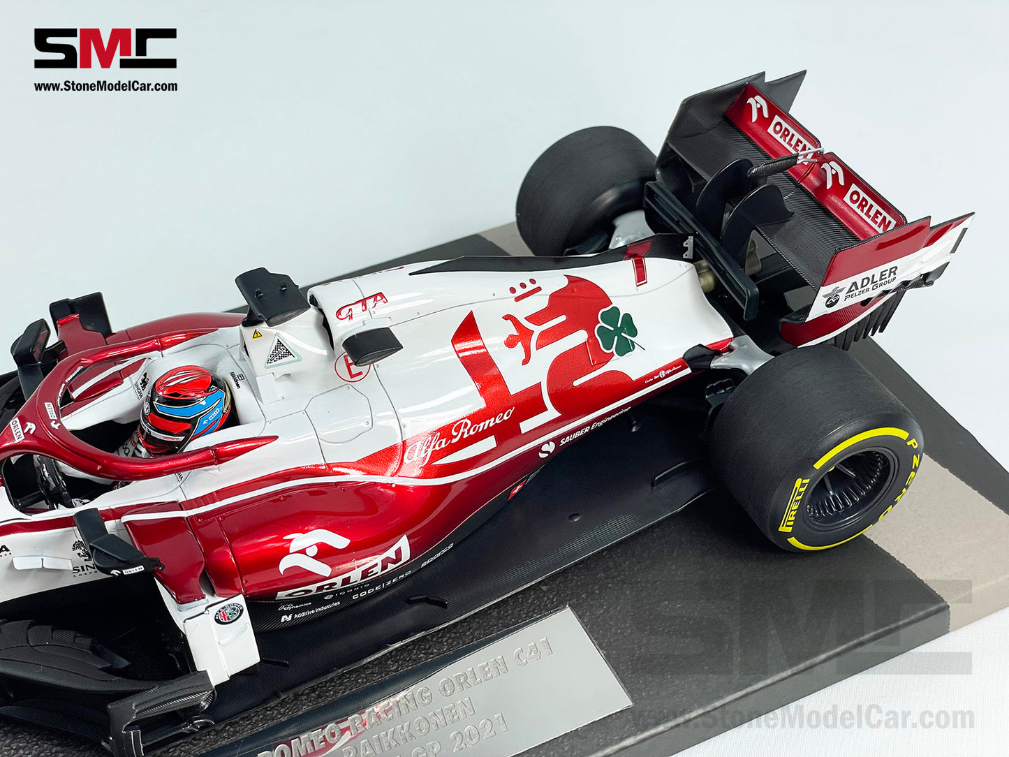 Alfa Romeo F1 C41 #7 Kimi Raikkonen Bahrain 2021 Last Career 1:18 MINICHAMPS