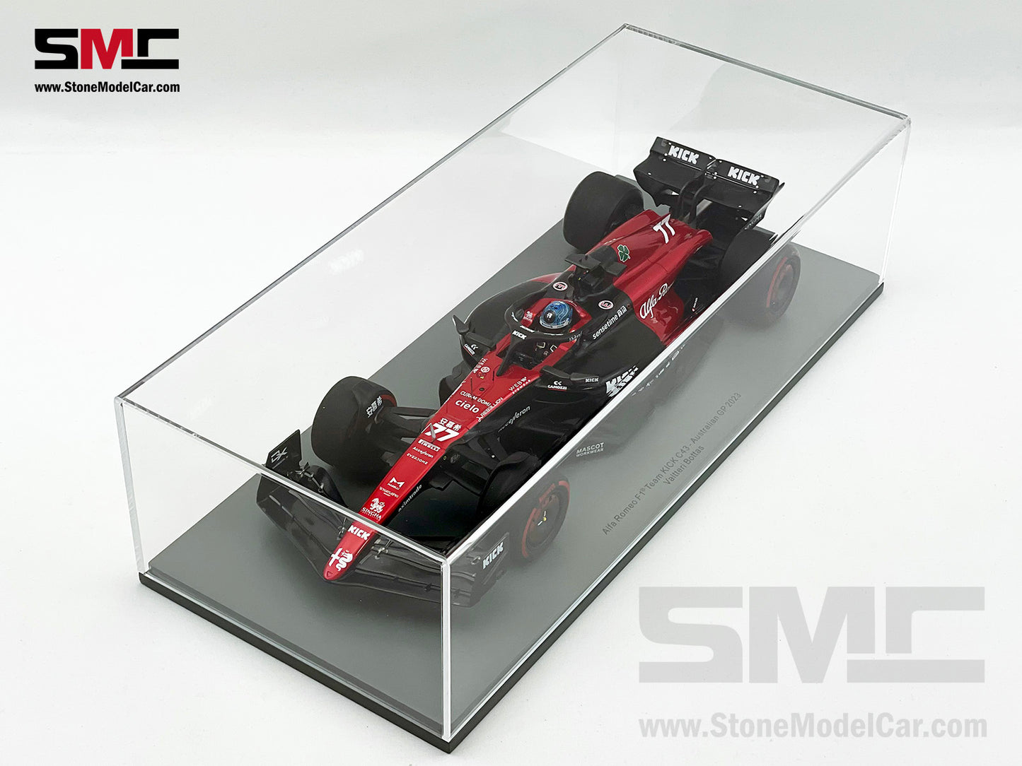 Alfa Romeo Sauber F1 C43 #77 Valtteri Bottas Australian GP 2023 Spark 1:18 18S878