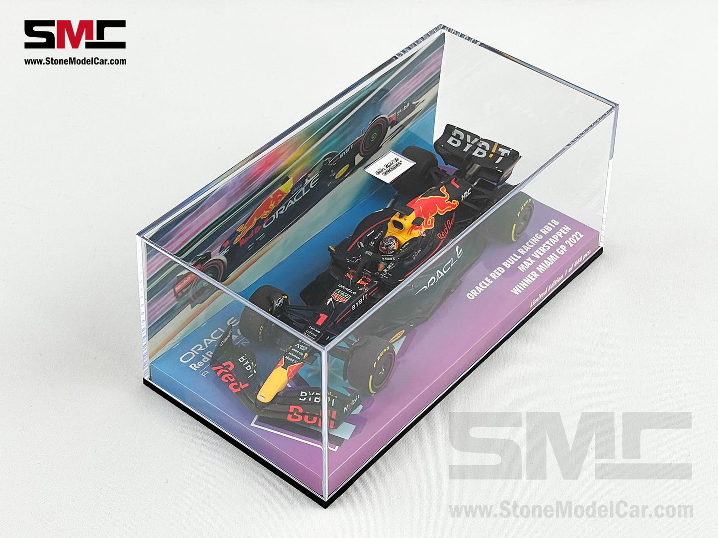 2022 World Champion Red Bull F1 RB18 Max Verstappen US Miami 1:43 MINICHAMPS