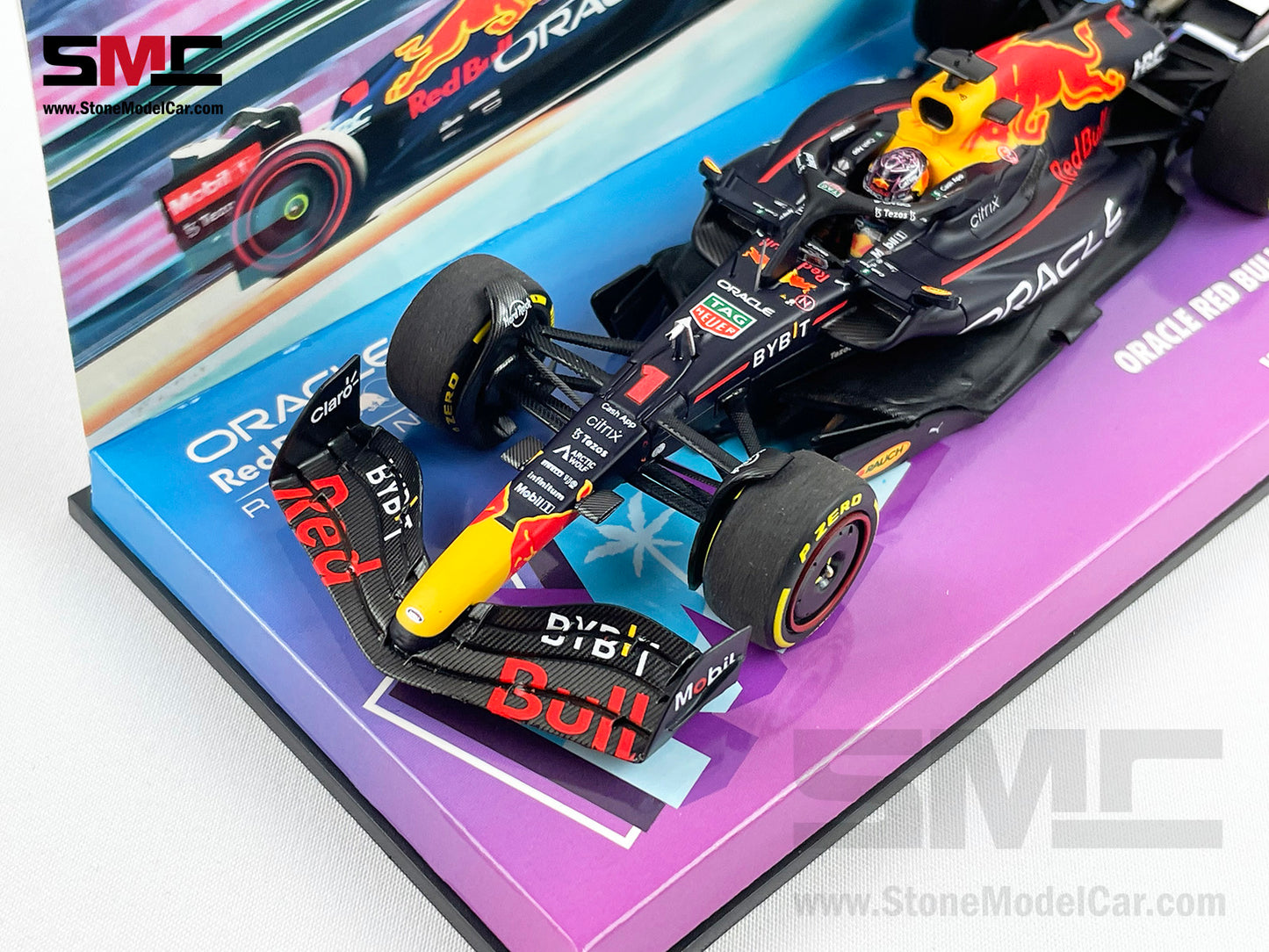 2022 World Champion Red Bull F1 RB18 Max Verstappen US Miami 1:43 MINICHAMPS