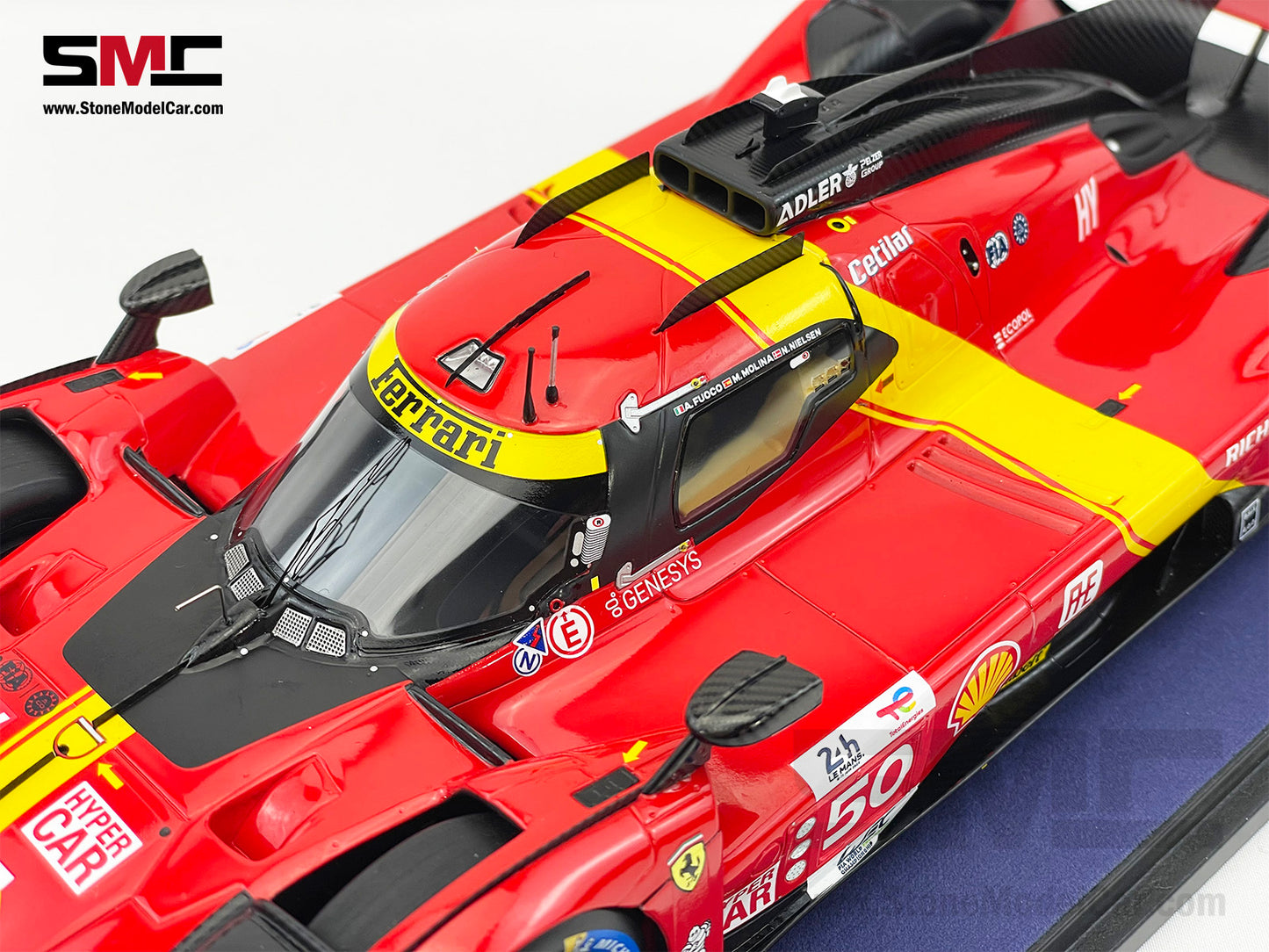 Ferrari 499P #50 AF CORSE Pole Position 24H Le Mans 2023 Looksmart 1:18 LS18LM034