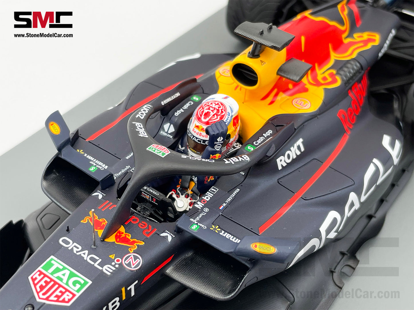 Red Bull F1 RB19 #1 Max Verstappen Winner Monaco GP 2023 World Champion Spark 1:18 18S894