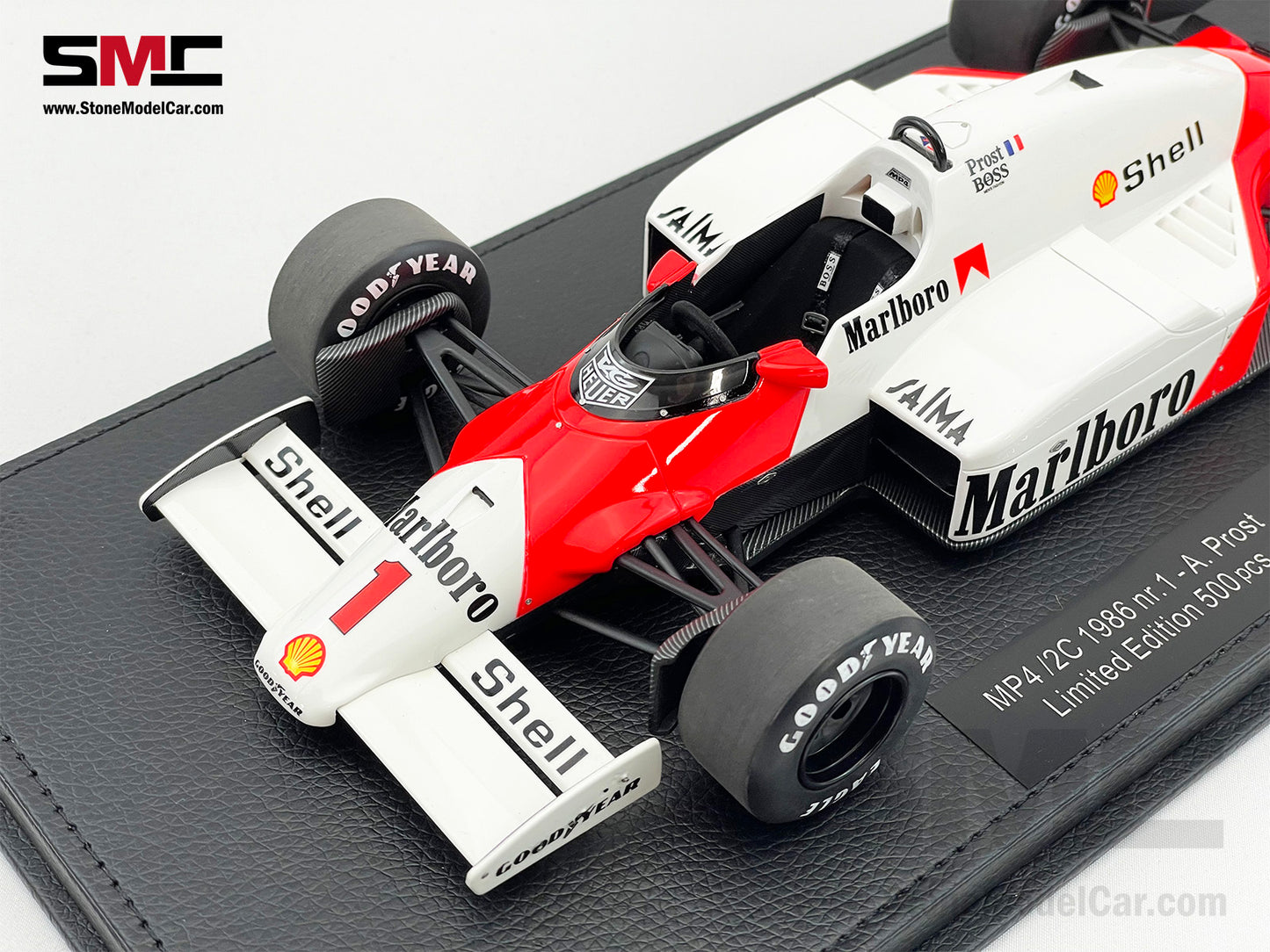 Mclaren MP4/2C F1 #2 Alain Prost 1986 World Champion 1:18 GP REPLICAS with Marlboro Decal