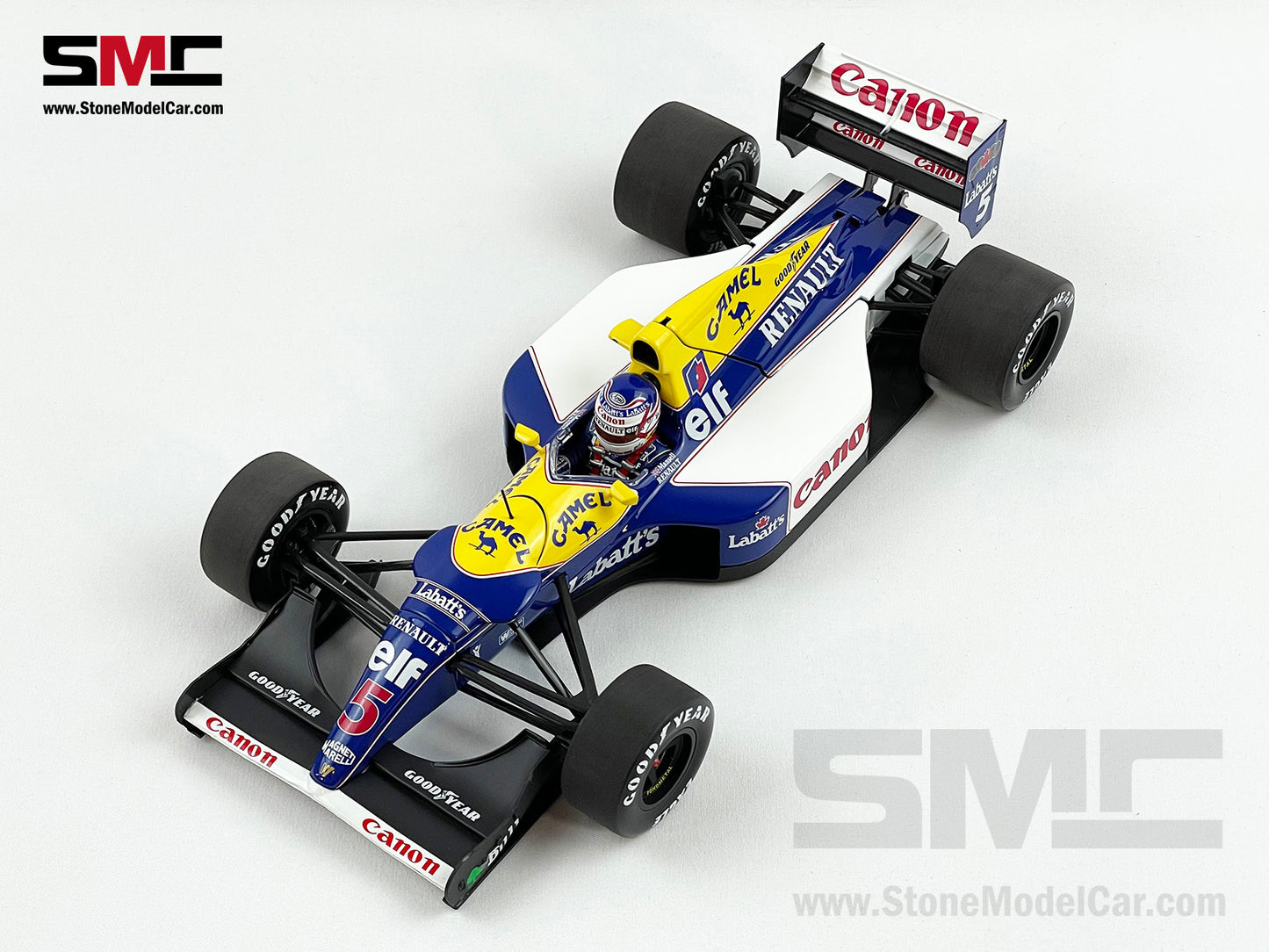 Williams F1 FW14B #5 Nigel Mansell 1992 World Champion 1:18 MINICHAMPS w CAMEL Decal