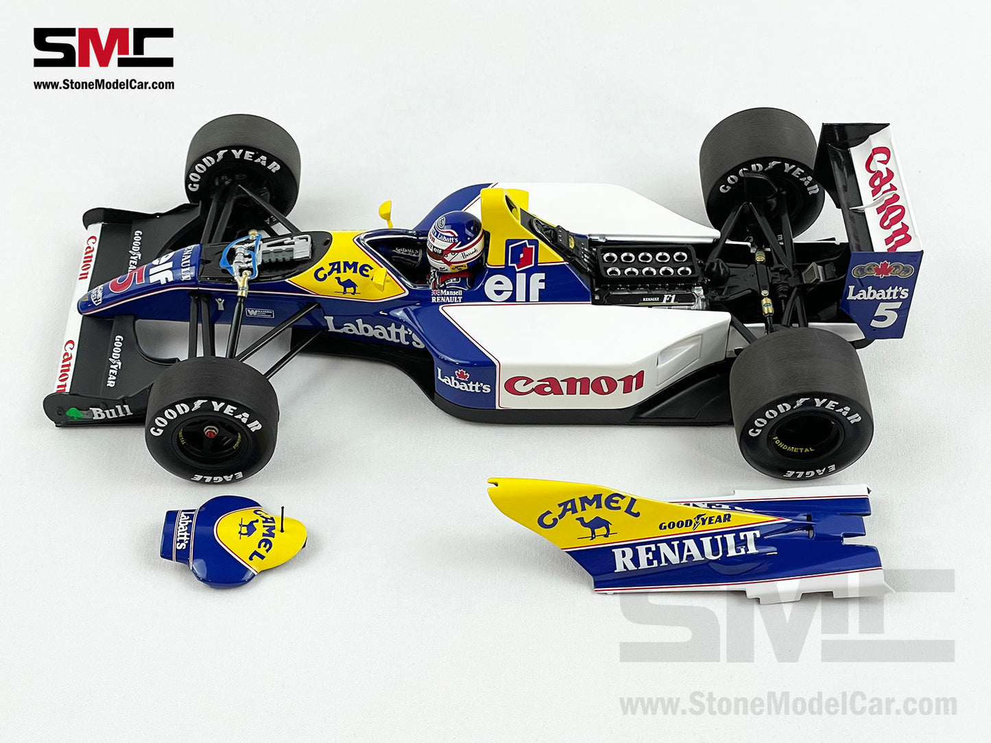 Williams F1 FW14B #5 Nigel Mansell 1992 World Champion 1:18 MINICHAMPS w CAMEL Decal