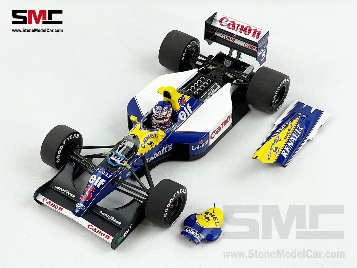Williams F1 FW14B #5 Nigel Mansell 1992 World Champion 1:18 MINICHAMPS w CAMEL Decal