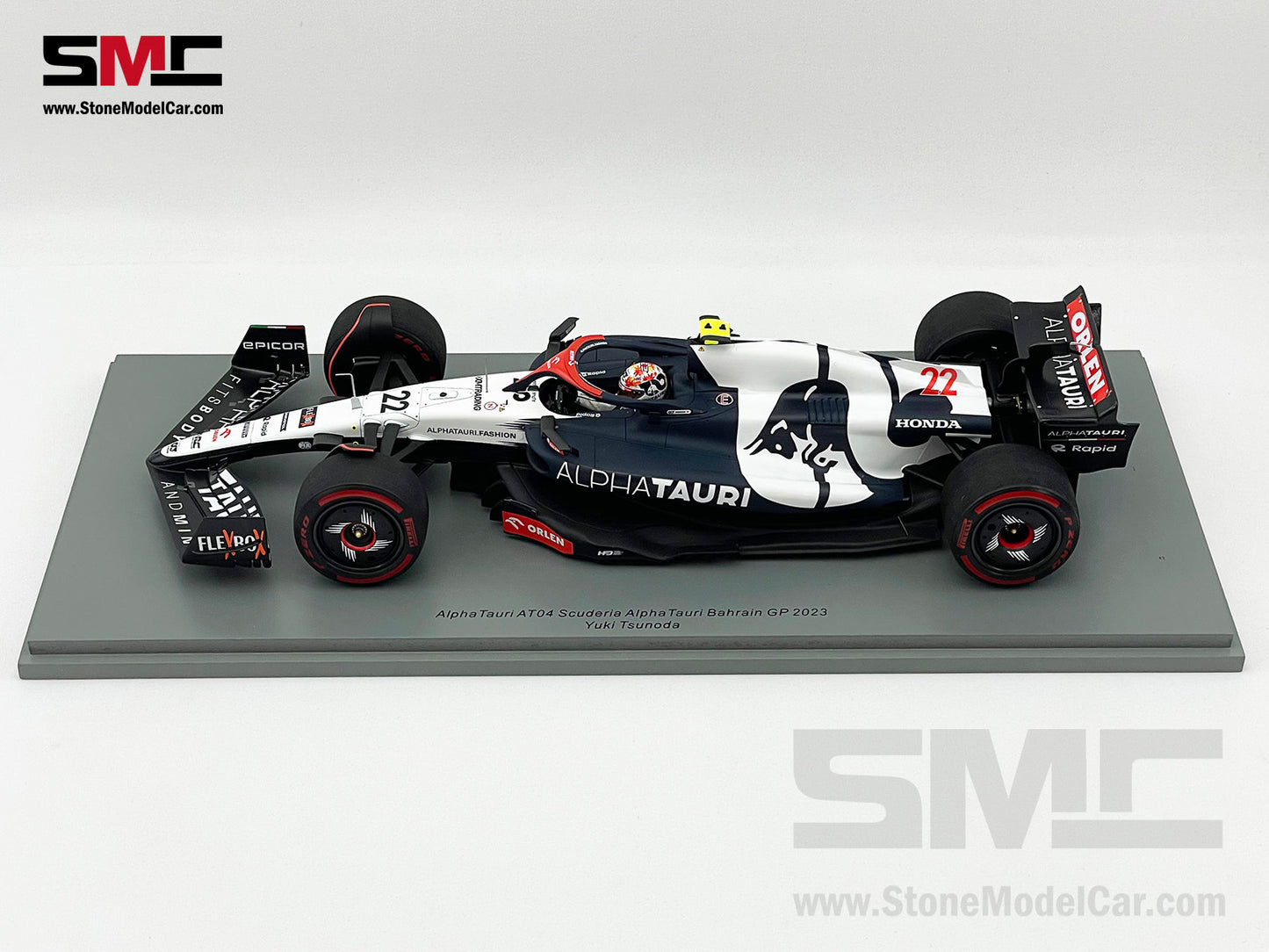 Alpha Tauri F1 AT04 #22 Yuki Tsunoda Bahrain GP 2023 Spark 1:18 18S887