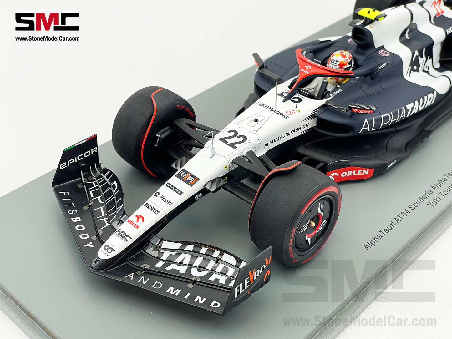 Alpha Tauri F1 AT04 #22 Yuki Tsunoda Bahrain GP 2023 Spark 1:18 18S887