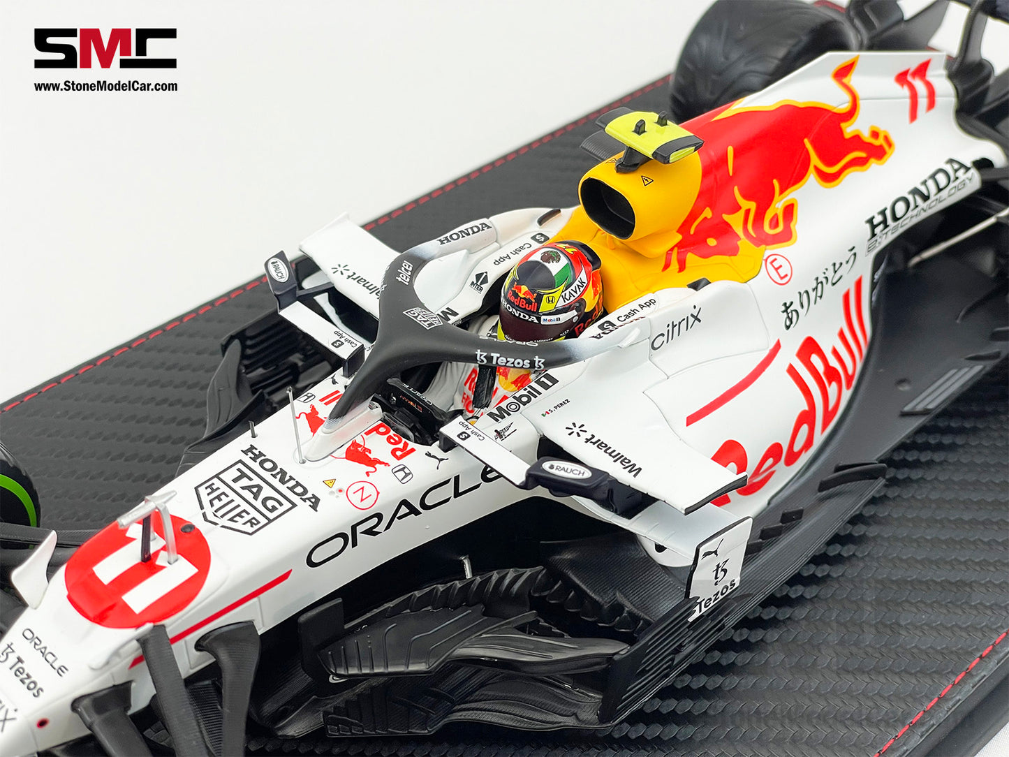 Red Bull F1 RB16B #11 Sergio Perez Turkish 2021 Special Livery 1:18 Minichamps with Case