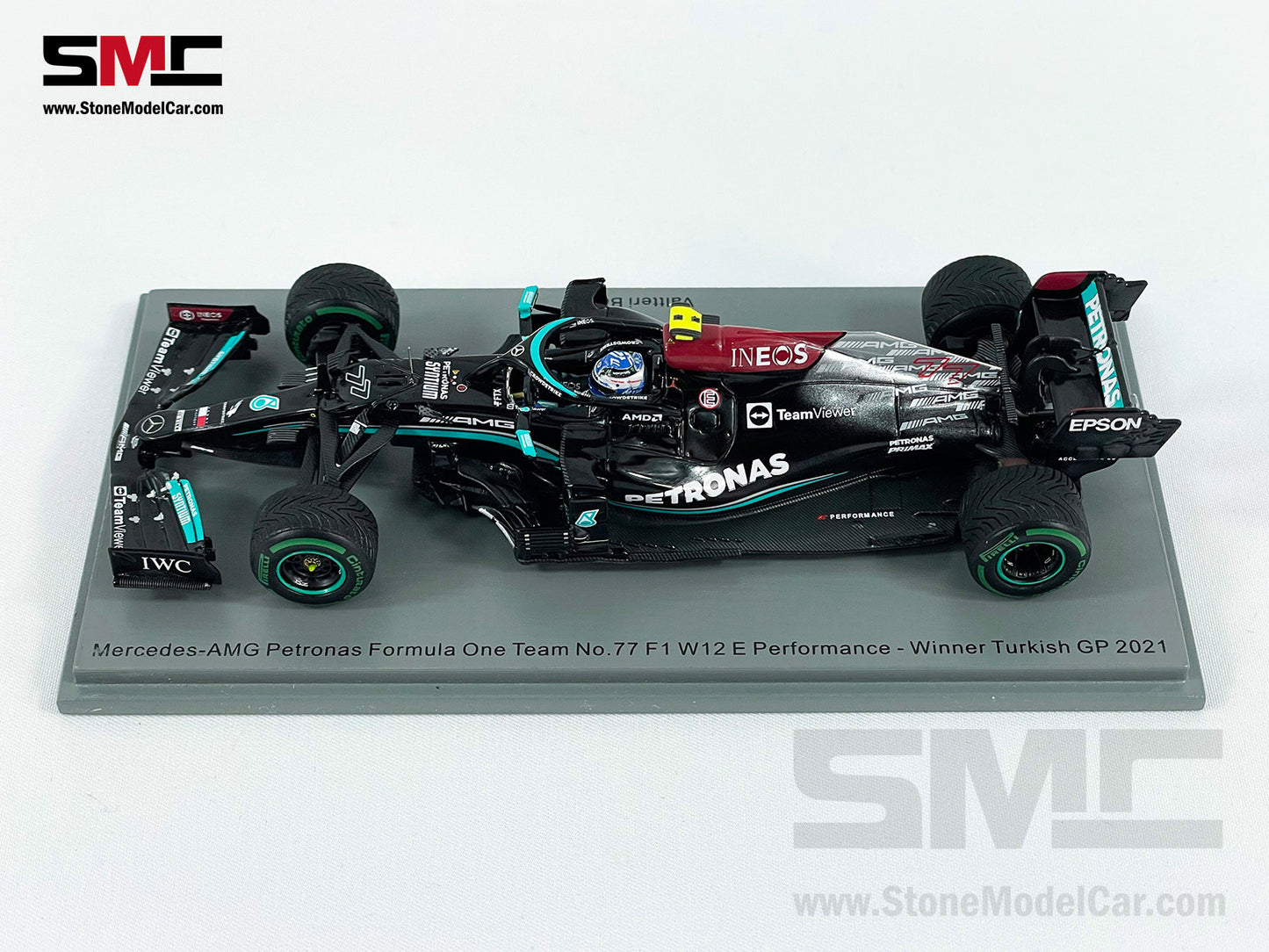Mercedes F1 W12 #77 Valtteri Bottas Turkey GP 2021 Winner 1:43 Spark S7681