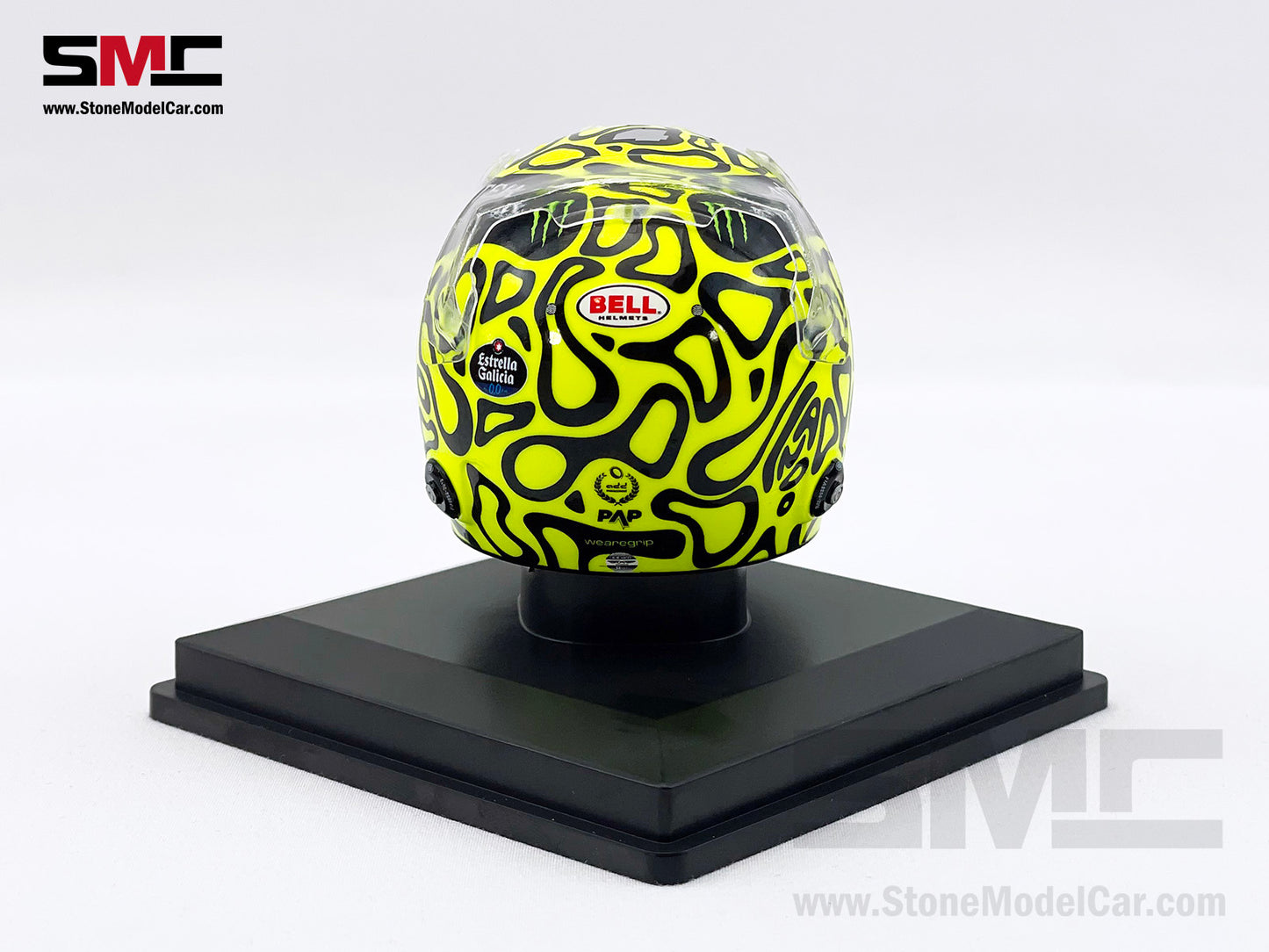 McLaren F1 MCL38 #4 Lando Norris Miami GP 2024 1st Career Win Spark 1:5 Miniature Helmet