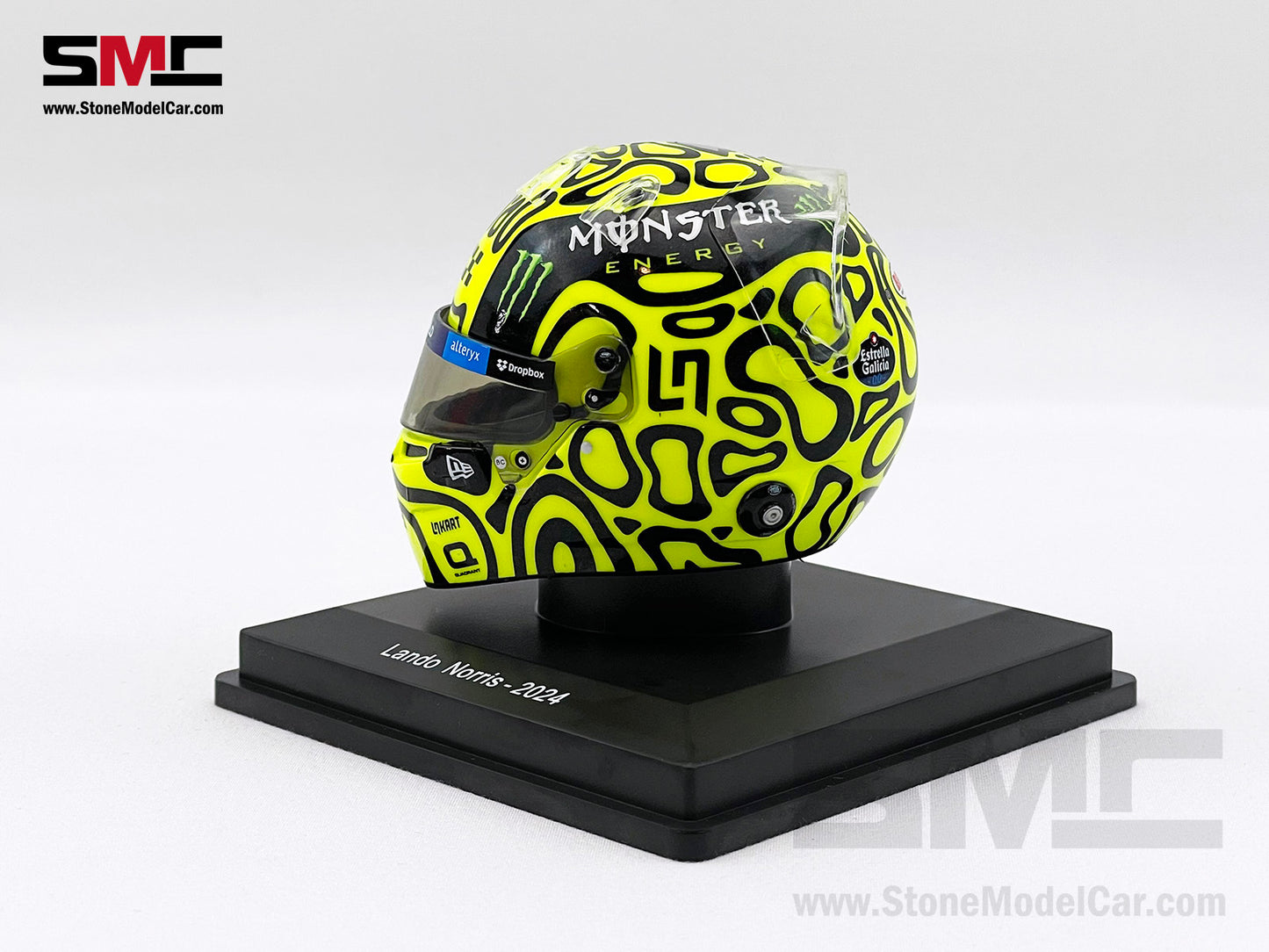 McLaren F1 MCL38 #4 Lando Norris Miami GP 2024 1st Career Win Spark 1:5 Miniature Helmet