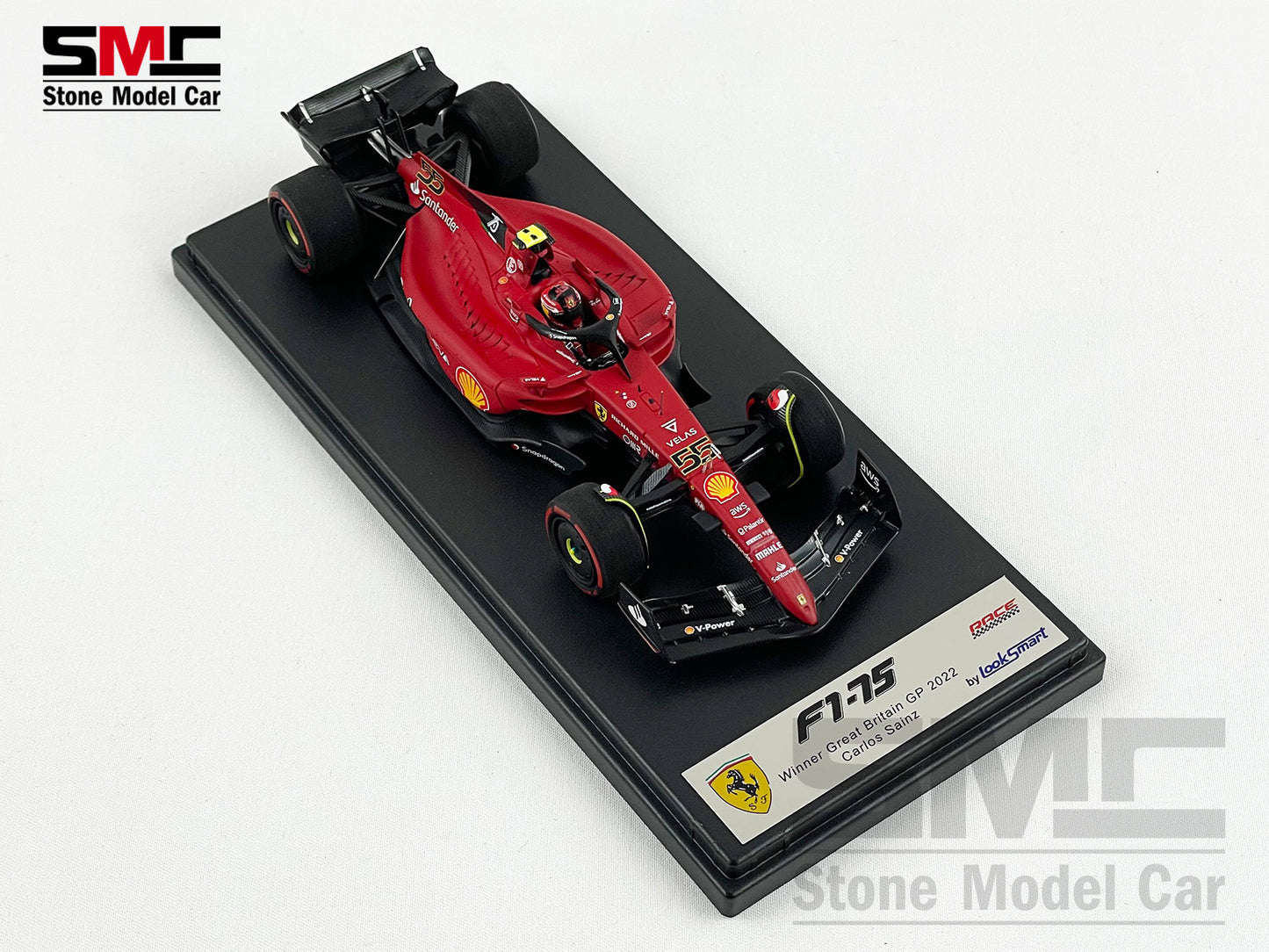 Ferrari F1 F1-75 #55 Carlos Sainz Great Britain GP 1st Win 2022 1:43 Looksmart