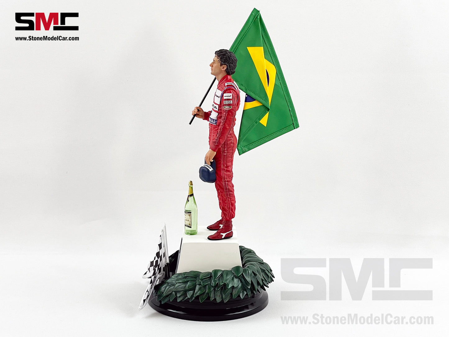 Mclaren F1 MP4/6 #1 Ayrton Senna Brazil GP 1991 World Champion Iron Studios 1:10 Figure